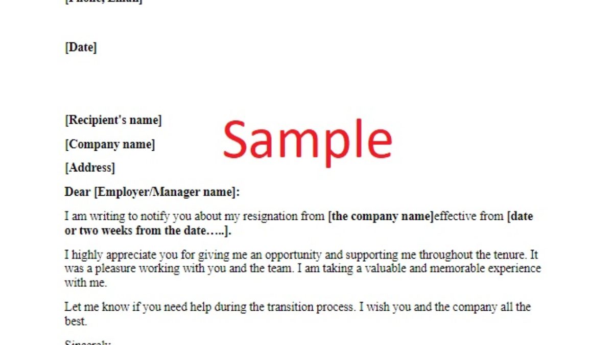 how to write a handing in notice letter how to write a handing in notice letter