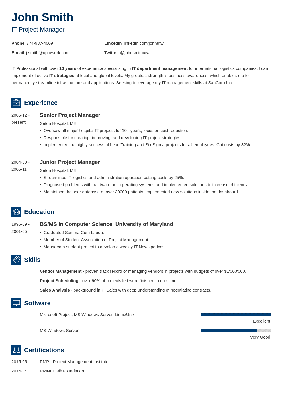 Newcast resume example template 2