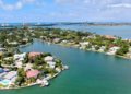 Aerial view of Sarasota, FL