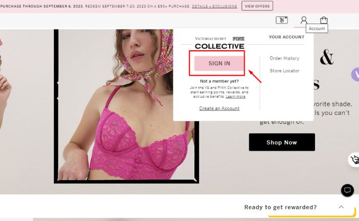 Victoria Secret credit card login