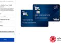 Best Buy credit card registration page with verification form shown next to store and Visa card images