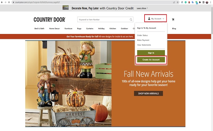 country door register