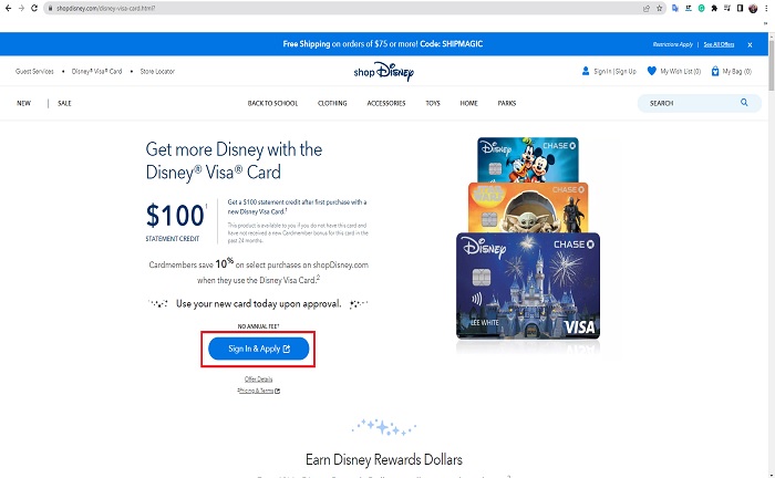 disney credit card