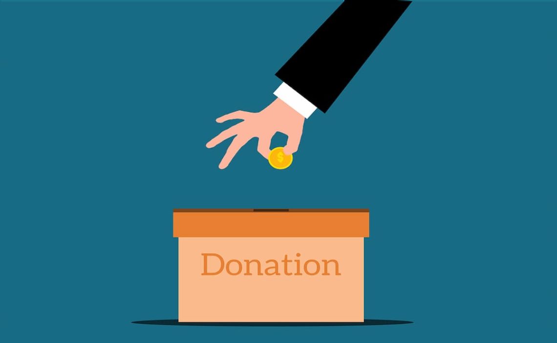 Donation Box at School