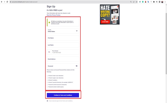 singup clickbank