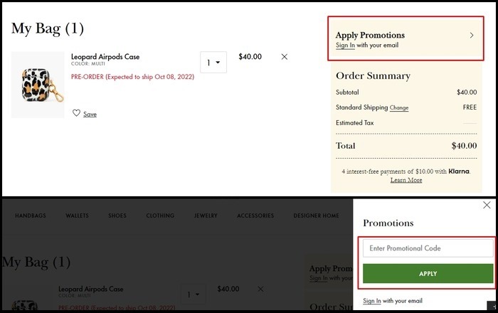 kate spade student discount code