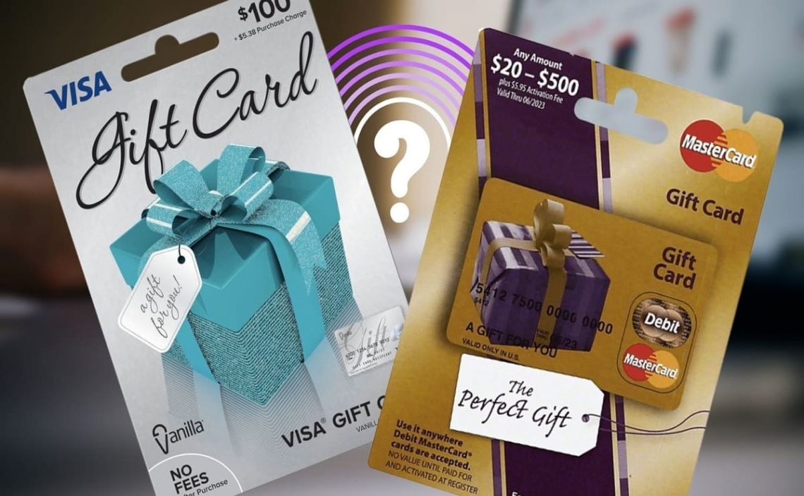 Where is the zip code on a Visa Gift Card?