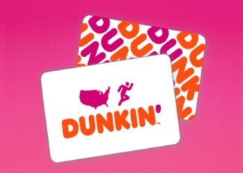 How much is on my dunkin’ gift card?