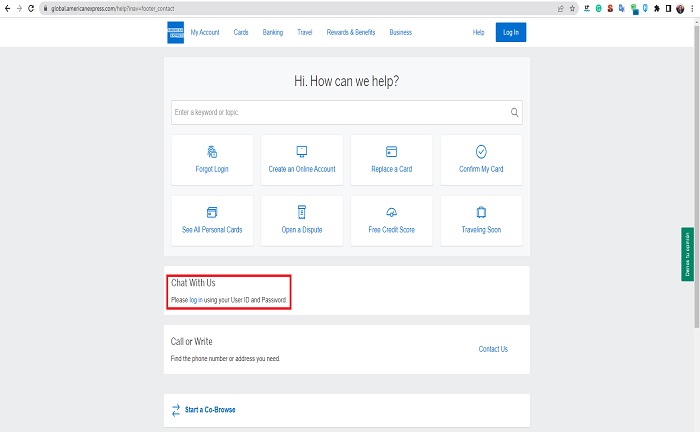 amex chatbot
