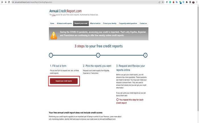 credit report amex