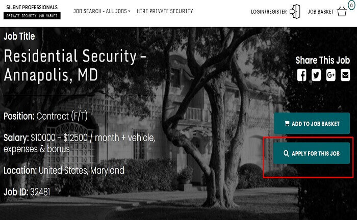 silent professionals security jobs near me