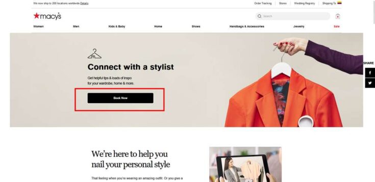 Book Appointment Macy's