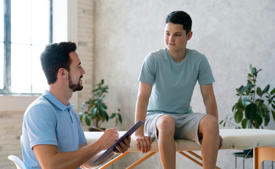 Occupational Therapy Doctor in session with a kid