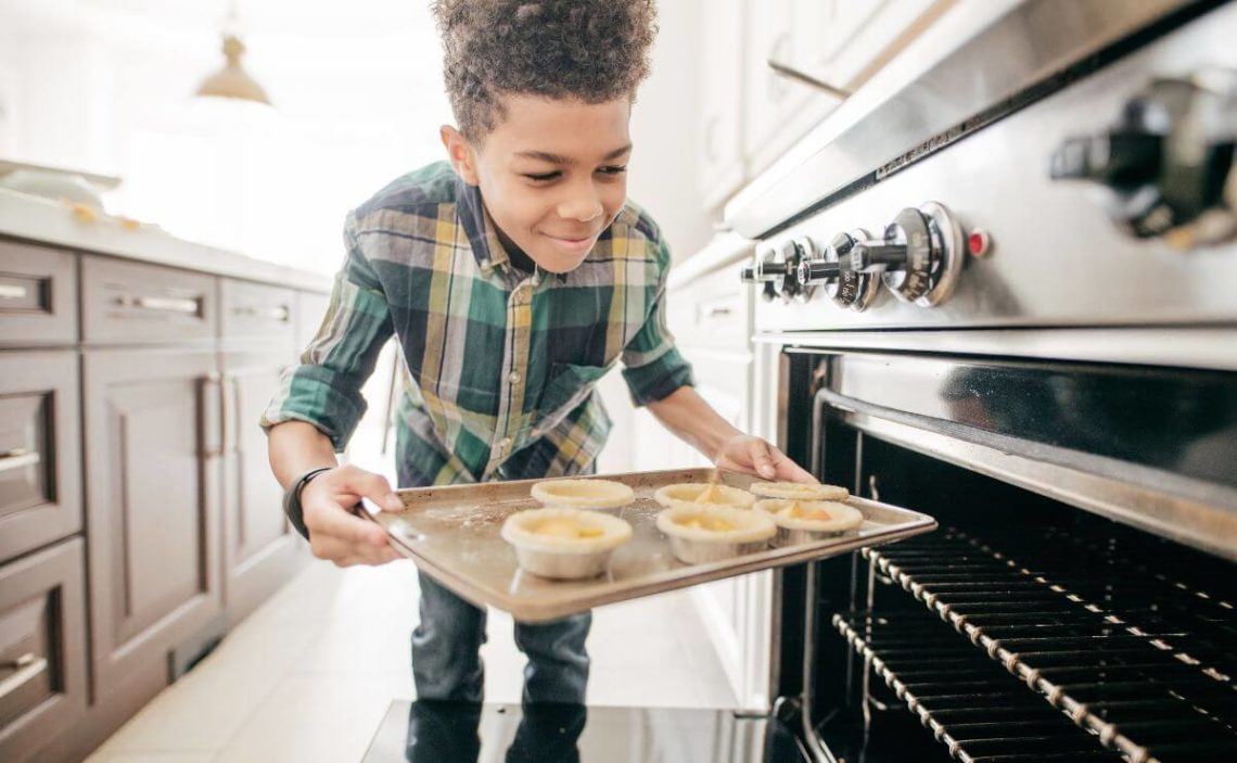 12-Year-Old baking