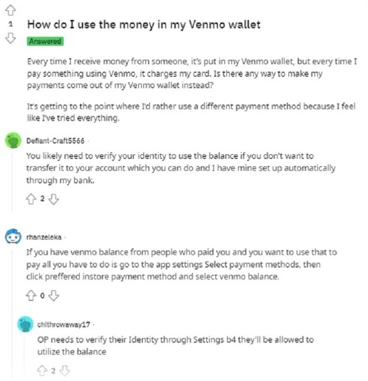 money venmo wallet