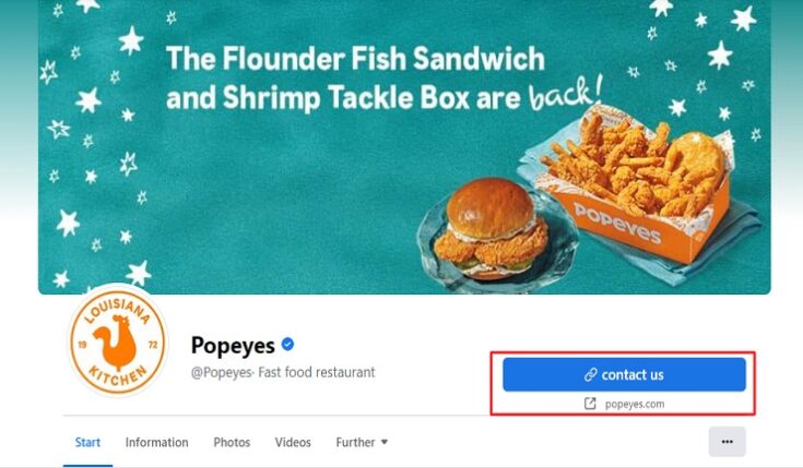 popeyes facebook