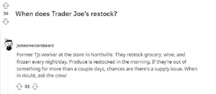 restock traders joes