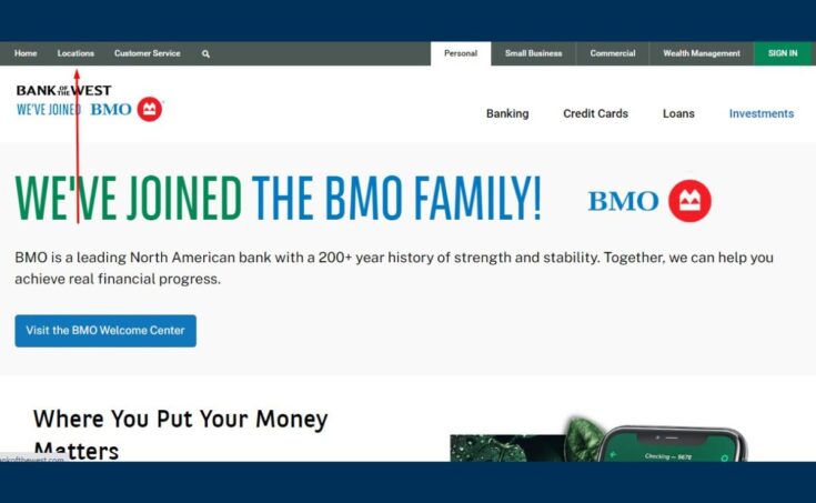 Bank of the West Locator