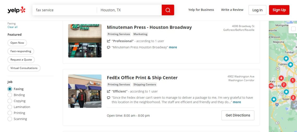Fax Services Near Me