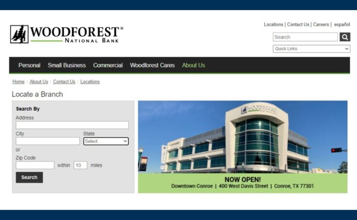 Here's how to find Woodforest National Bank Near Me