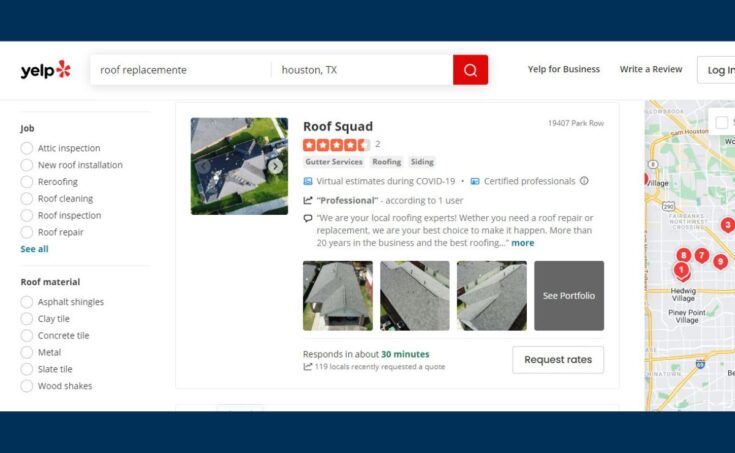 How do I find Roof Replacement contractors near me - Yelp