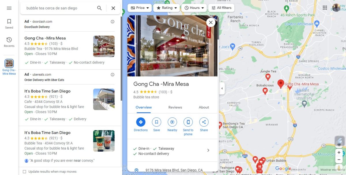 How to find the best Bubble Tea locations near me - Google Maps