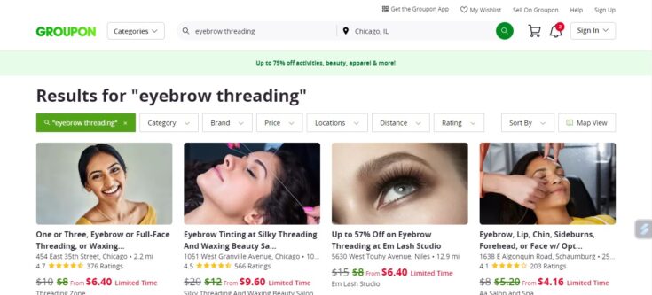 Now you can find Eyebrow threading near me
