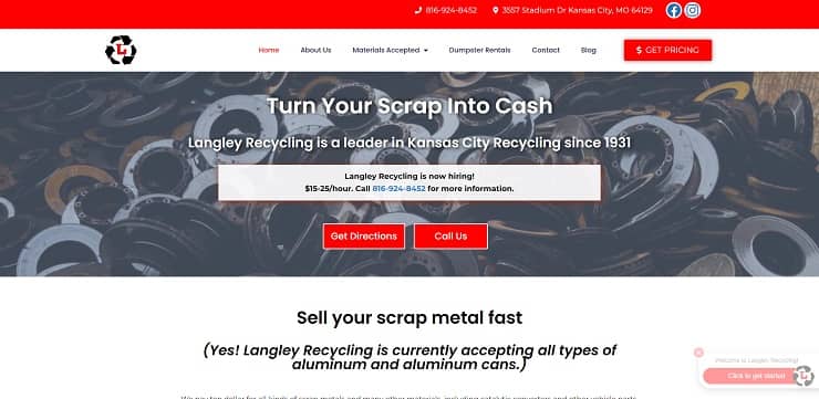 langley recycling kc