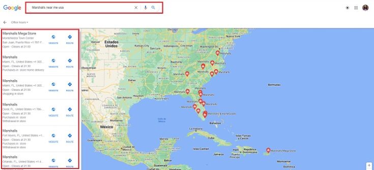 miami marshalls location