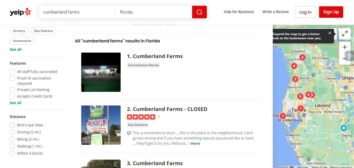 How do I find the nearest Cumby's locations III