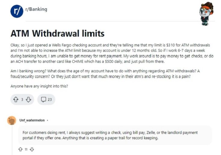 atm limit withdrawal reddit