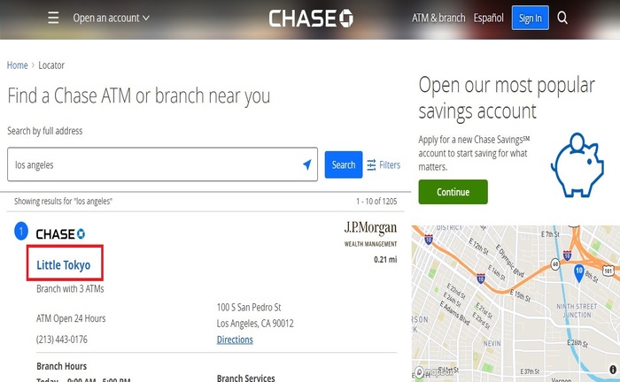  Chase Bank nearby