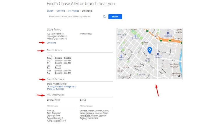  Chase Bank nearest