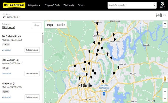Dollar General Near Me locations