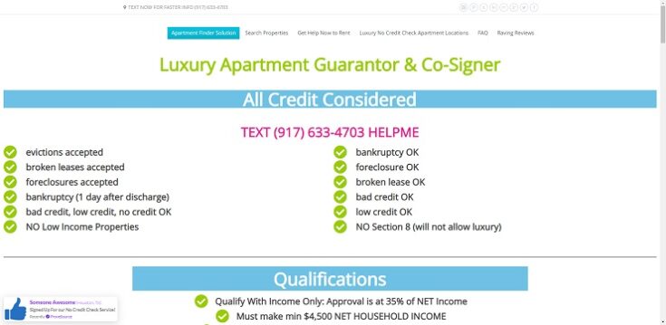 Apartments that accept Bad Credit • Pricing, Contact & Locations