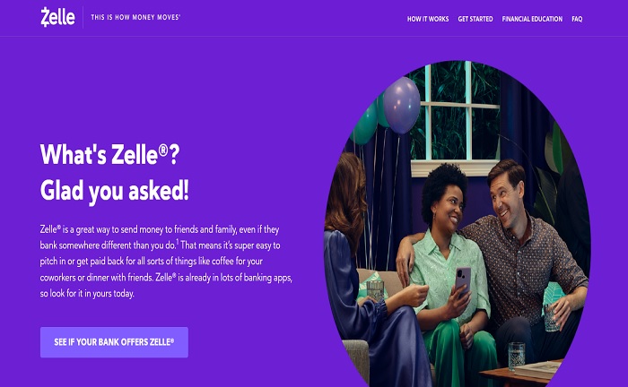 accept money from zelle