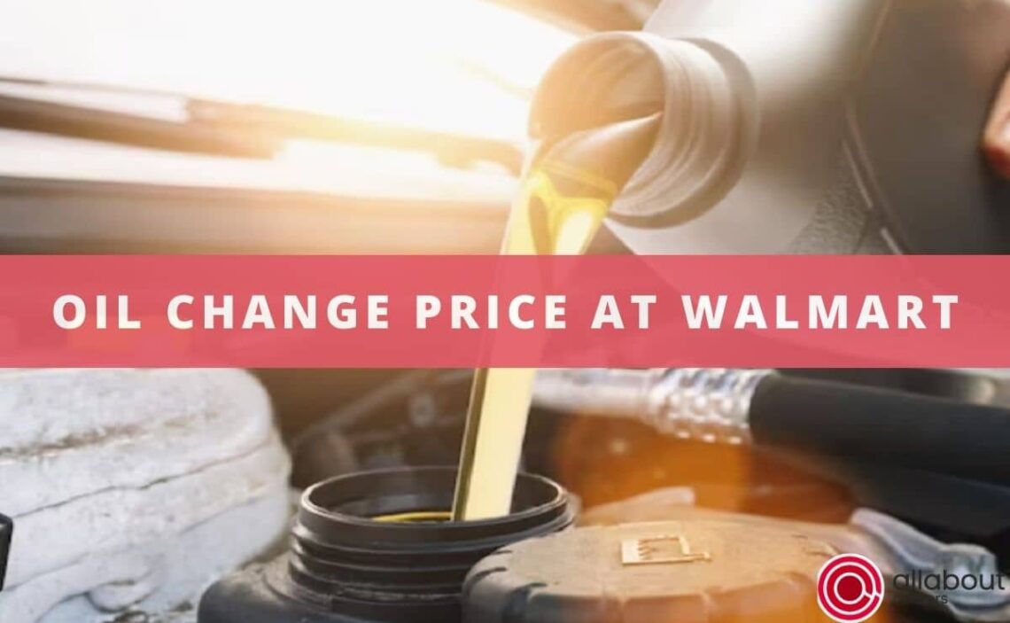 How much is an oil change at Walmart?