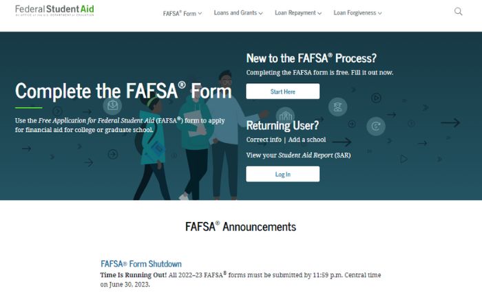 FAFSA Application 