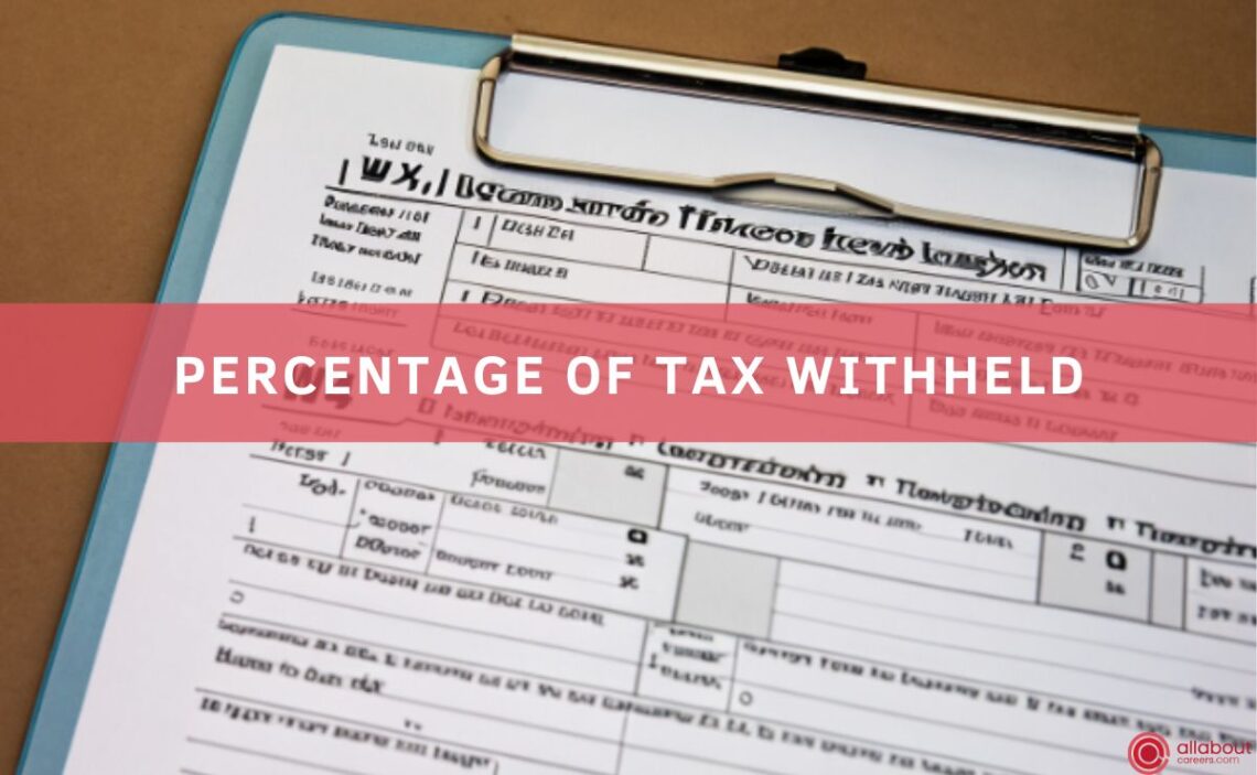 what percentage of my paycheck is withheld for federal tax