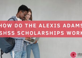 How do the Alexis Adams NSHSS Scholarships work