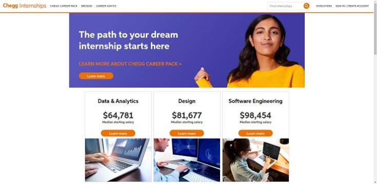 chegg internships