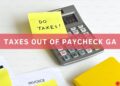 how much taxes are deducted from paycheck GA