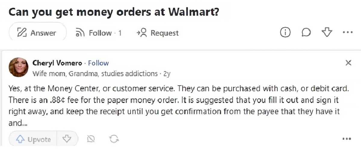 How Much is a Money Order at Walmart?