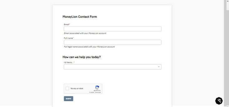 moneylion form