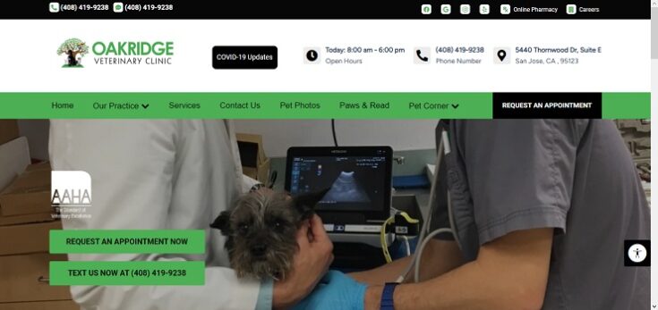 oakridge veterinary center