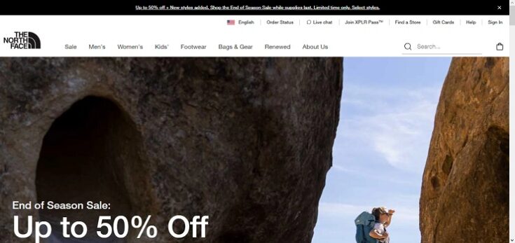 the north face