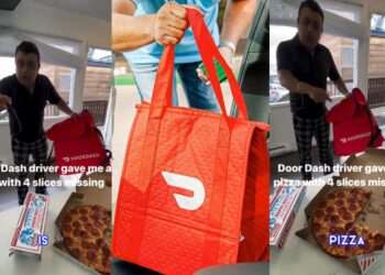 Dasher delivers an eaten DoorDash order and gets mad at customer: 