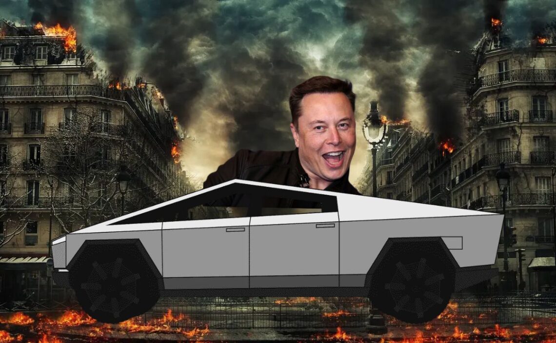Elon Musk prepares for the apocalypse with the Tesla Cybertruck
